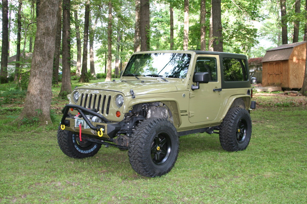 Crusher Flares and lift kit installed today! Jeep Wrangler Forum